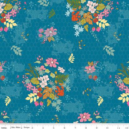**PRE-ORDER** Ashmere - Main (Blue) - Minki Kim (Riley Blake Designs)