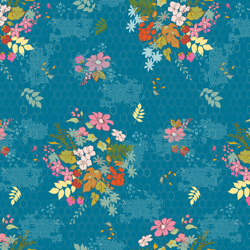 **PRE-ORDER** Ashmere - Main (Blue) - Minki Kim (Riley Blake Designs)
