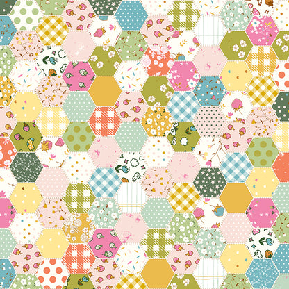 **PRE-ORDER** Ashmere - Hexies (Multi) - Minki Kim (Riley Blake Designs)