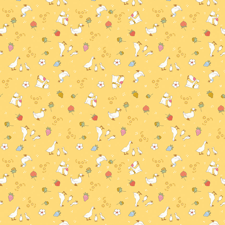 **PRÉCOMMANDE** Ashmere - Friends (Dandelion) - Minki Kim (Riley Blake Designs)