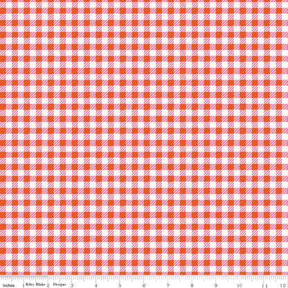 **PRE-ORDER** Ashmere - Plaid (Red) - Minki Kim (Riley Blake Designs)