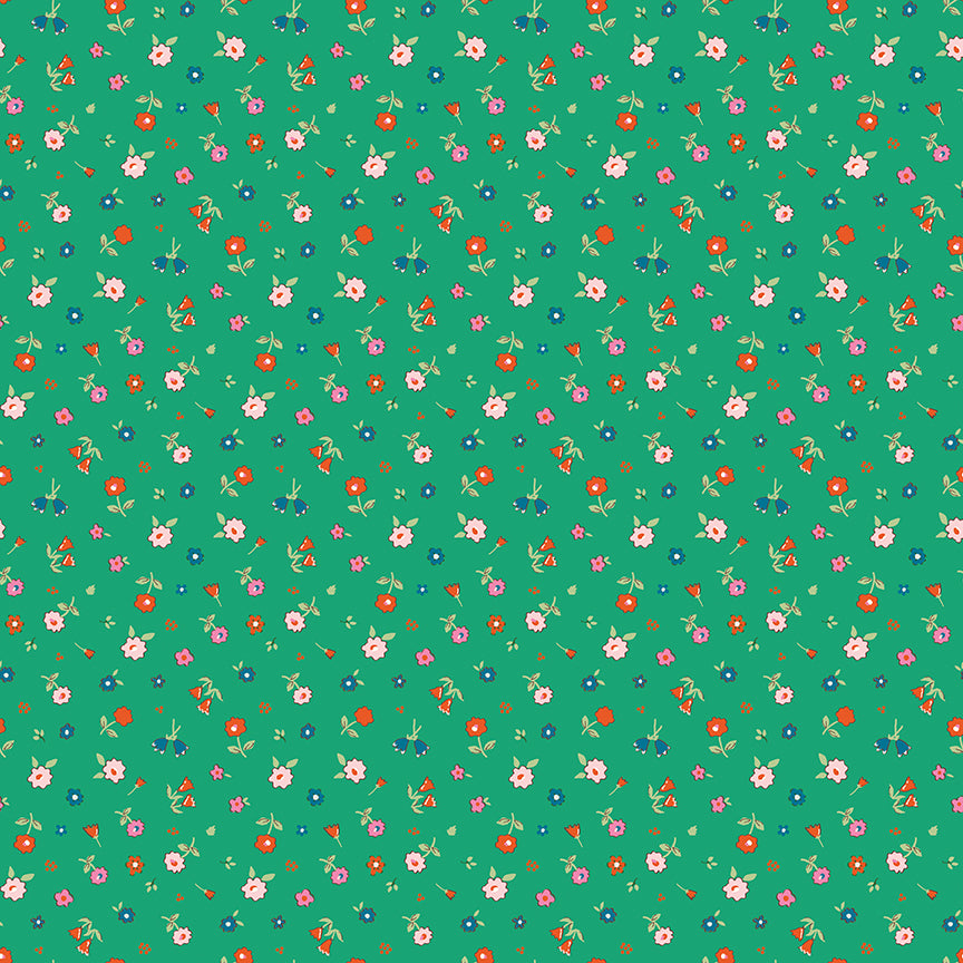 **PRE-ORDER** Ashmere - Flower Bed (Shamrock) - Minki Kim (Riley Blake Designs)