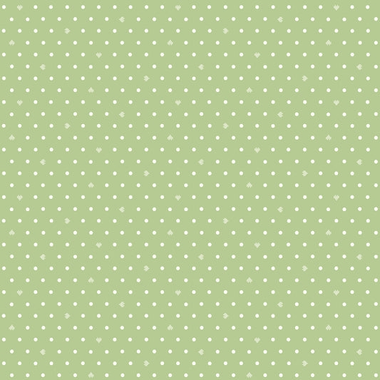 **PRE-ORDER** Ashmere - Heart Dots (HoneyDew) - Minki Kim (Riley Blake Designs)