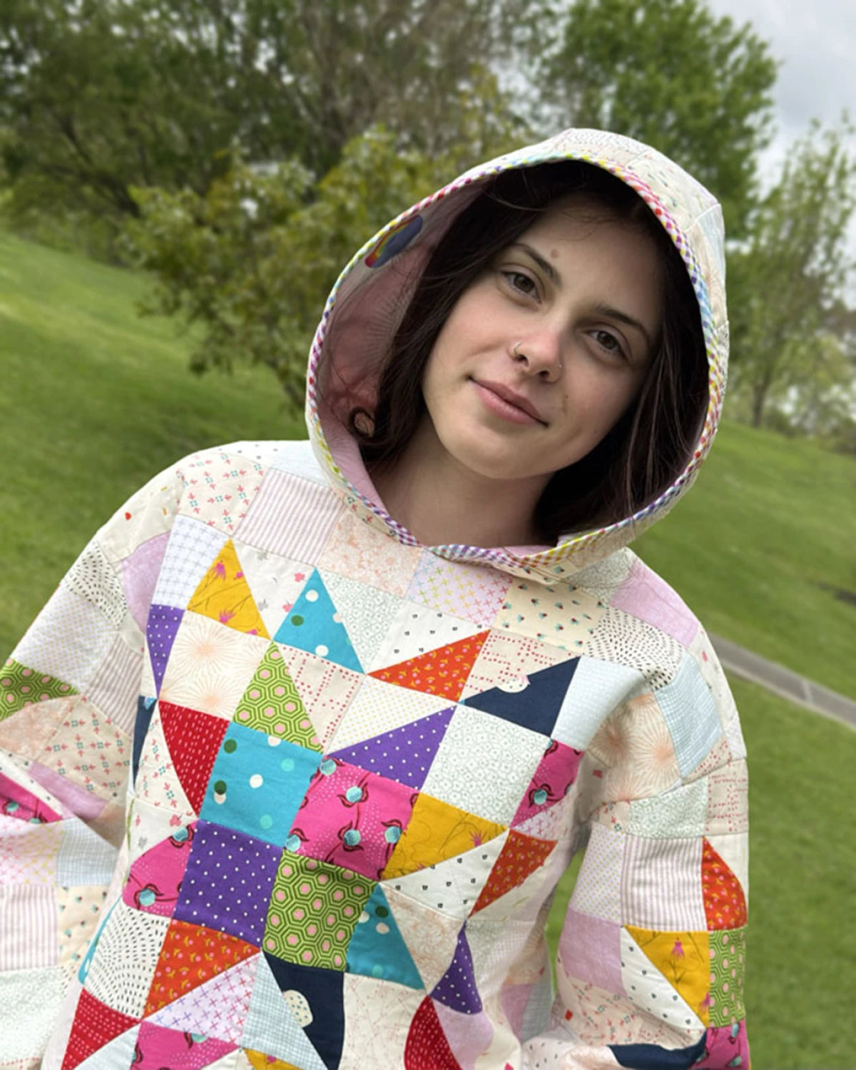 Lexi Hoodie Patron imprimé - Melly & Me