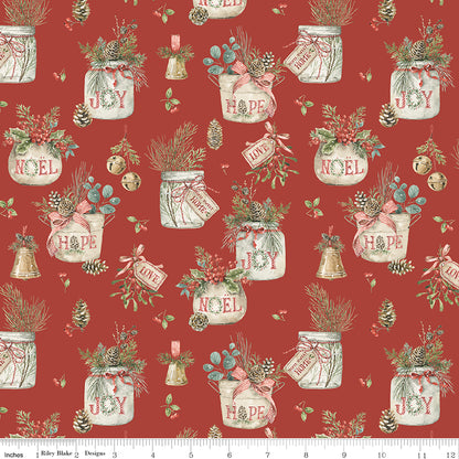 Holiday Spirit (Lisa Audit) - Rouge Main - Riley Blake Designs