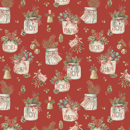 Holiday Spirit (Lisa Audit) - Rouge Main - Riley Blake Designs