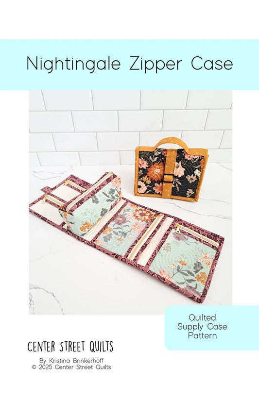 Nightingale Zipper Case - Center Street Quilts