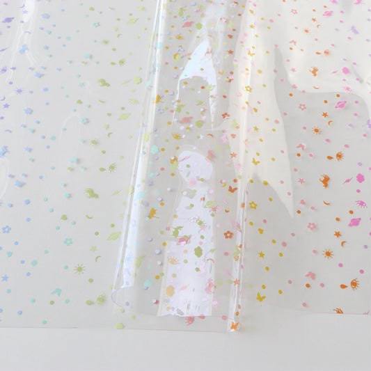 **PRÉCOMMANDE** TPU TRANSPARENT Collection Legendary Tula Pink : Charmed (Vendu par 1/2 VERGE OU EN CONTINU)