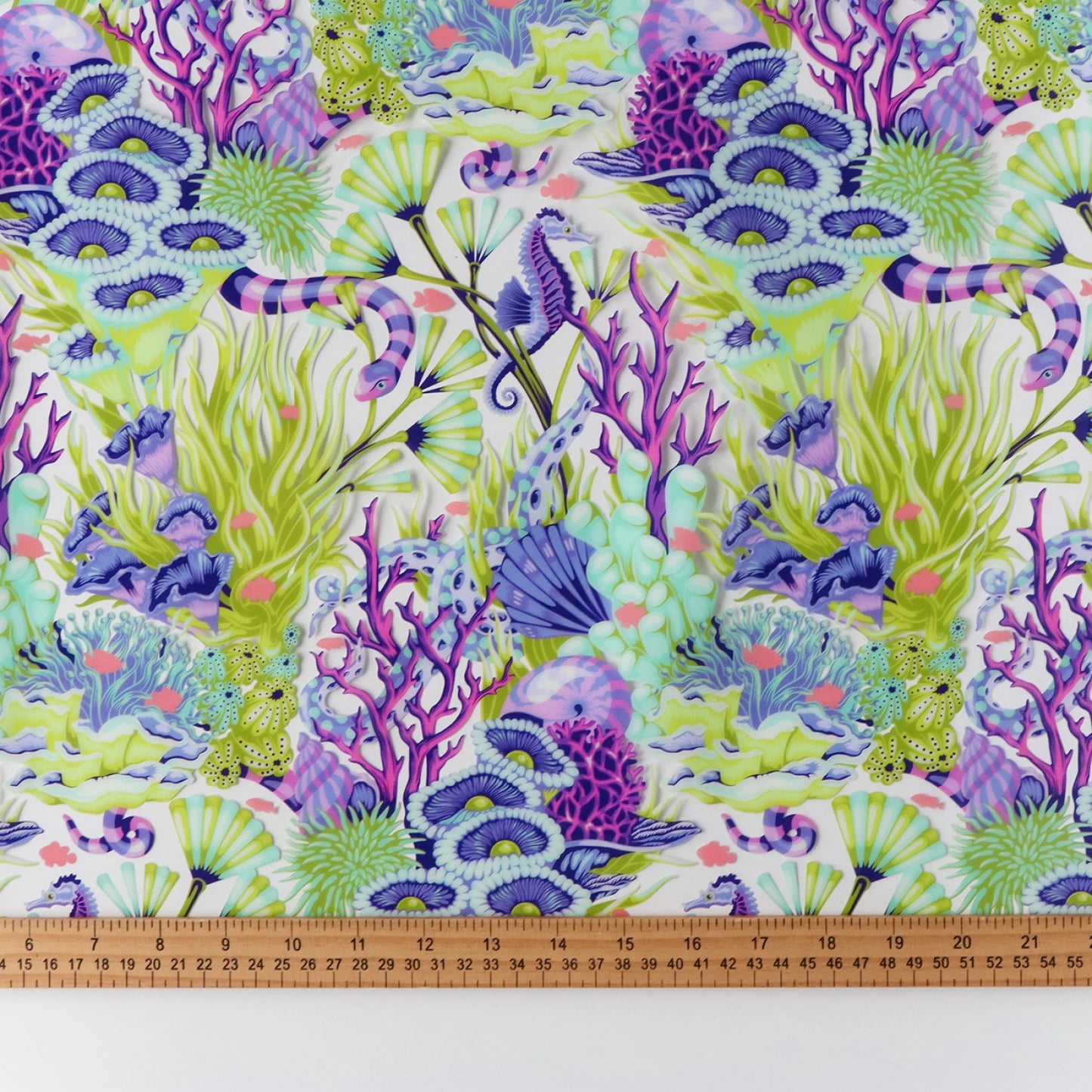 **PREORDER** Tula Pink Floral Reef Collection: Reef What You Sew Vinyl (Sold by the 1/2 Yard OR CONTINUOUSLY)