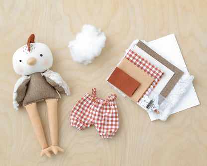 **Pre-Order** Mes Petites Lunes - Sewing Kit - Chicken Doll Clarence