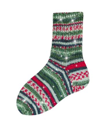 Flotte Sock Yarn Christmas 2024 - Sparkle 4 ply