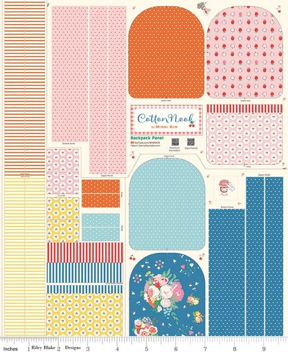Minki Kim Cotton Nook - Cotton Bag Panel - Riley Blake Designs