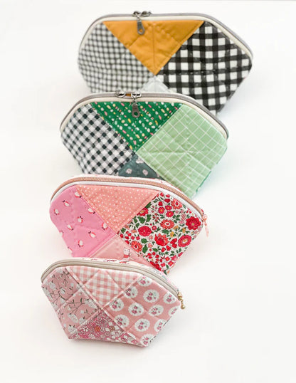Minki Kim Criss Cross Pouch Set - Printed Pattern English