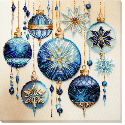 Crystal Patterns Beading Embroidery Kit - Abris Art
