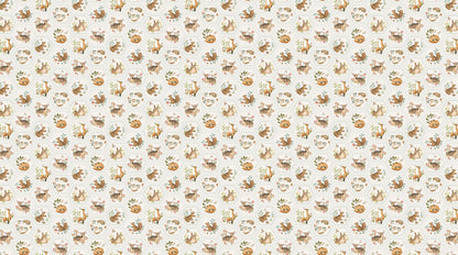 Woodland Hearts - Hexie - Northcott