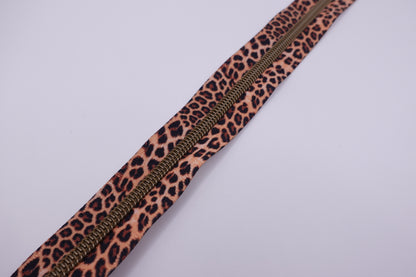 Cheetah Zipper Tape #5 Zipper (1 Meter)