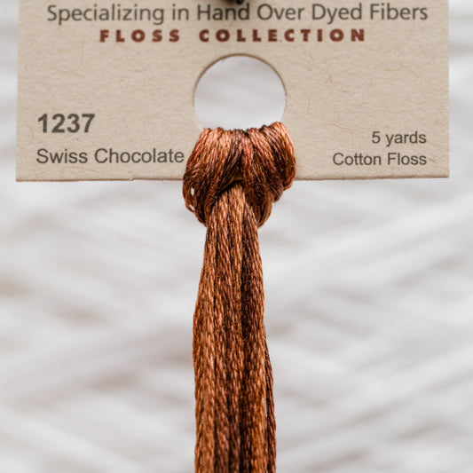 1237 Swiss Chocolate - Weeks Dye Works 6-Strand Floss