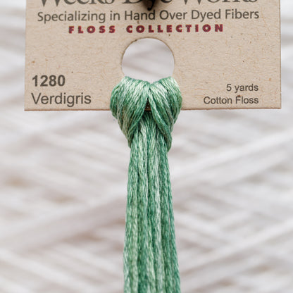 1280 Verdigris - Weeks Dye Works 6-Strand Floss