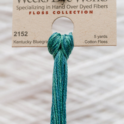2152 Kentucky Bluegrass - Weeks Dye Works 6-Strand Floss