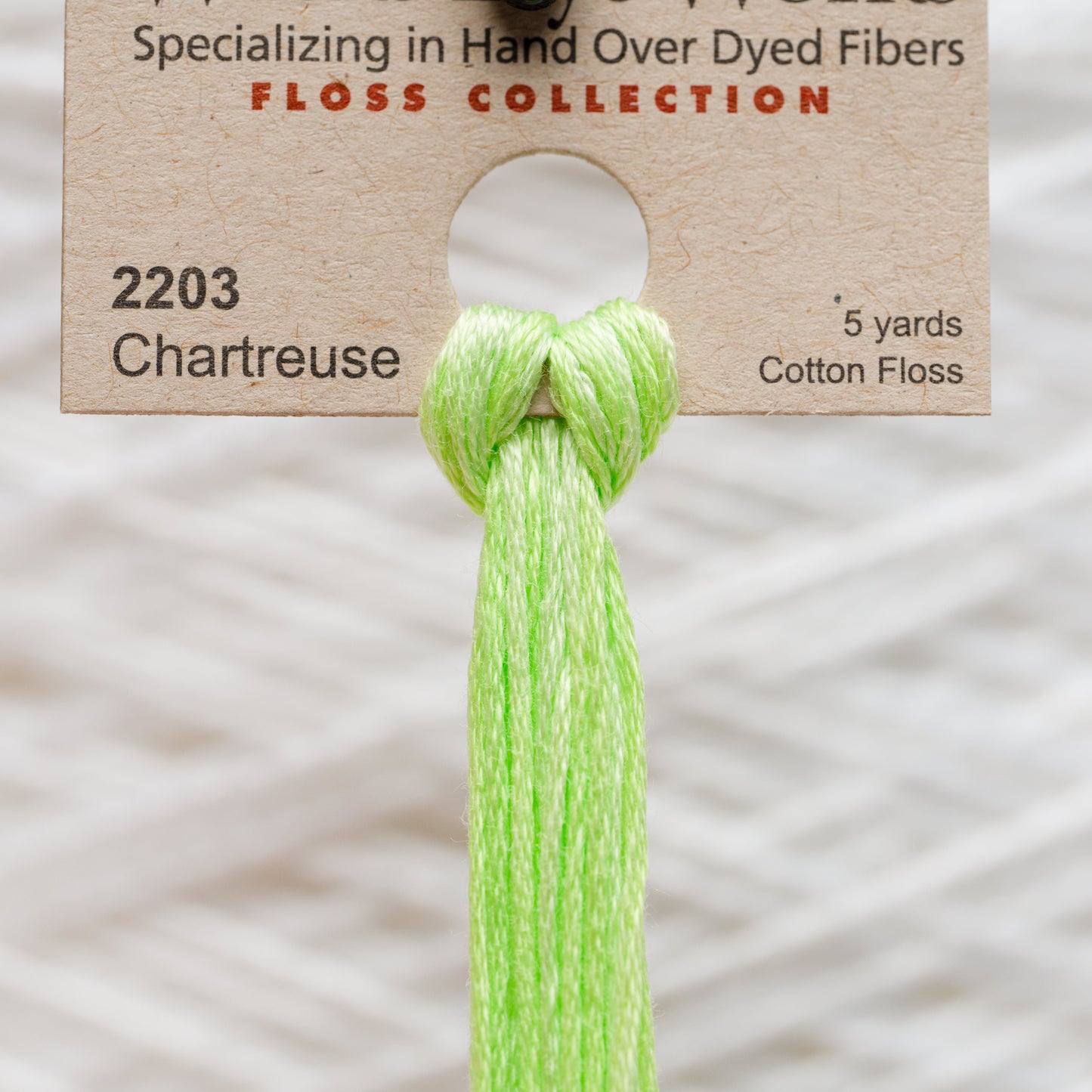 2203 Chartreuse - Weeks Dye Works 6-Strand Floss