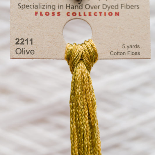 2211 Olive - Weeks Dye Works 6-Strand Floss