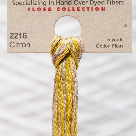 2216 Citron - Weeks Dye Works 6-Strand Floss
