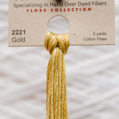 2221 Gold - Weeks Dye Works 6-Strand Floss
