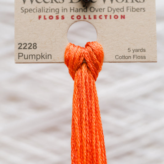 2228 Pumpkin - Weeks Dye Works 6-Strand Floss