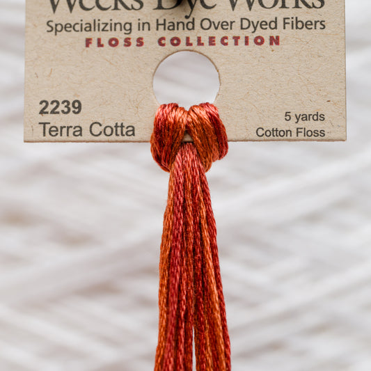 2239 Terra Cotta - Weeks Dye Works 6-Strand Floss