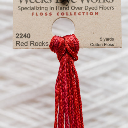 2240 Red Rocks - Weeks Dye Works 6-Strand Floss