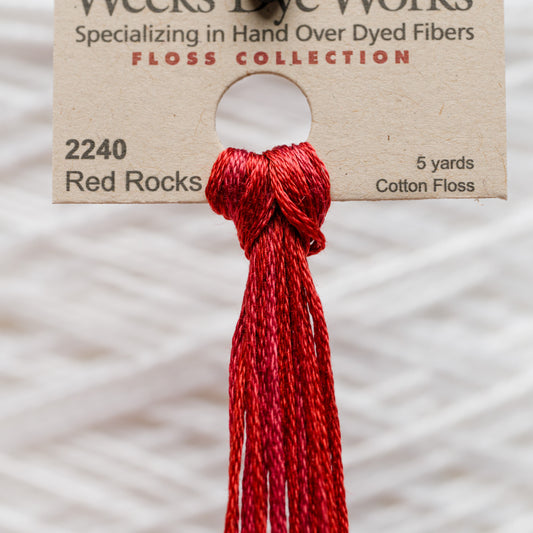2240 Red Rocks - Weeks Dye Works 6-Strand Floss