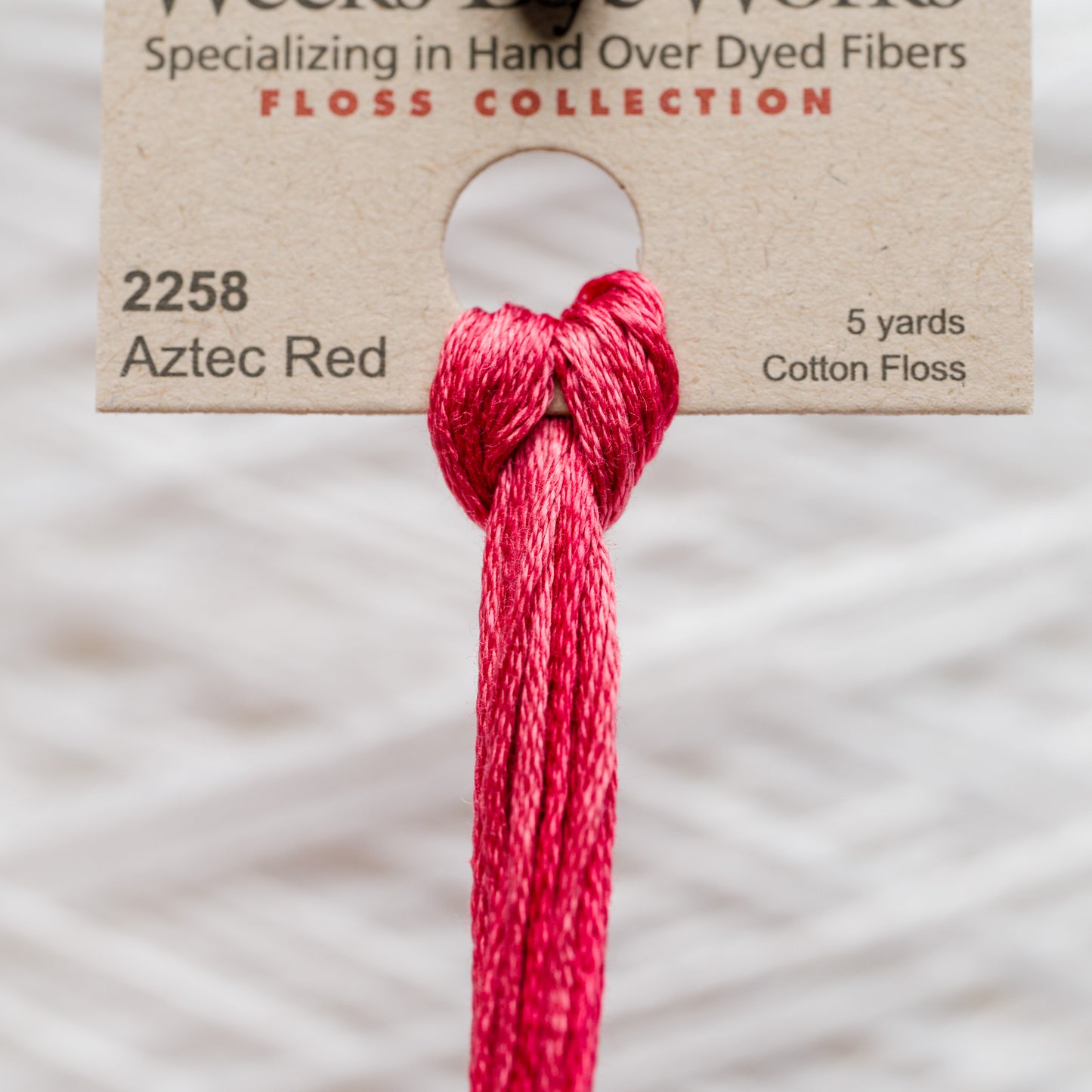 2258 Aztec Red - Weeks Dye Works 6-Strand Floss