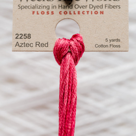 2258 Aztec Red - Weeks Dye Works 6-Strand Floss