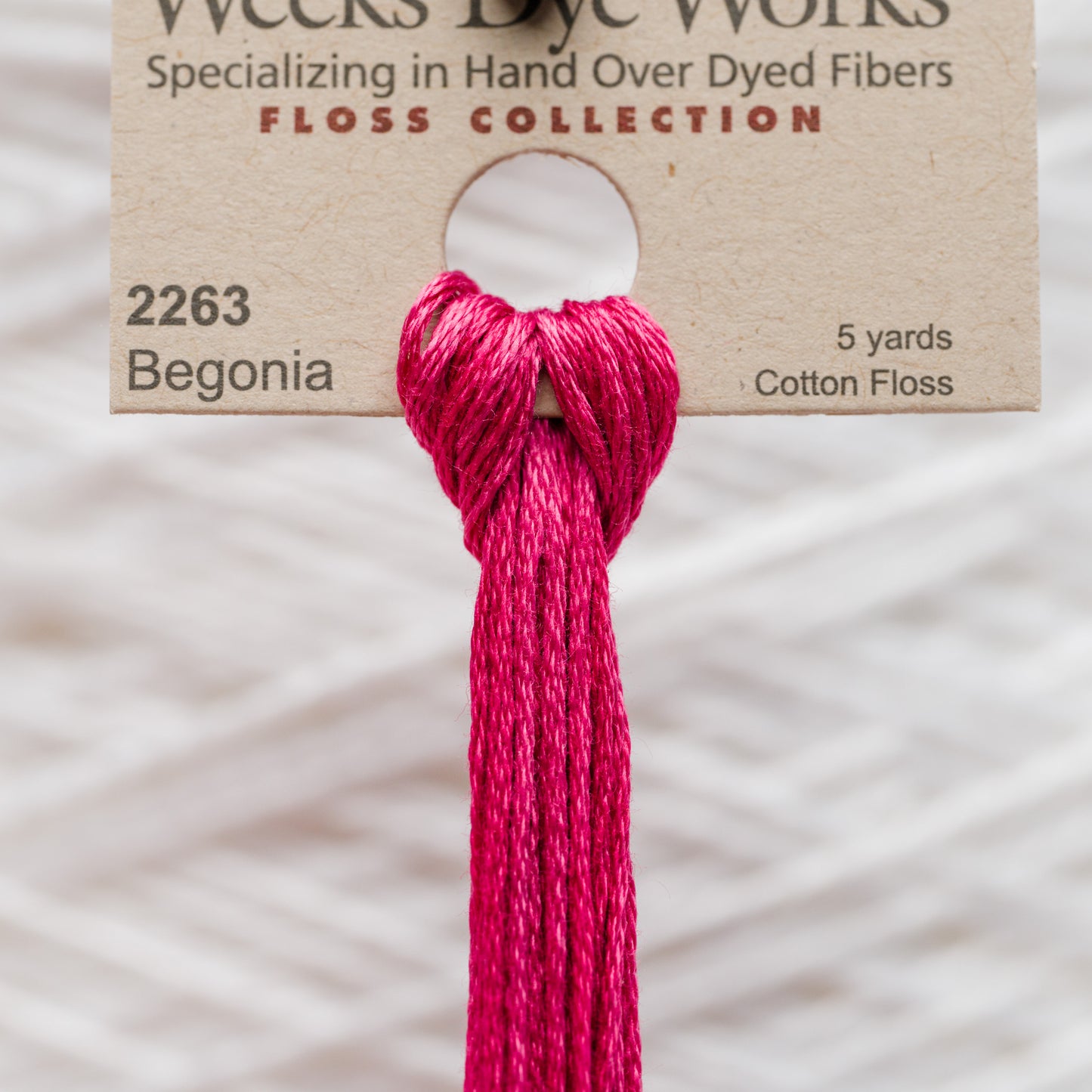 2263 Begonia - Weeks Dye Works 6-Strand Floss