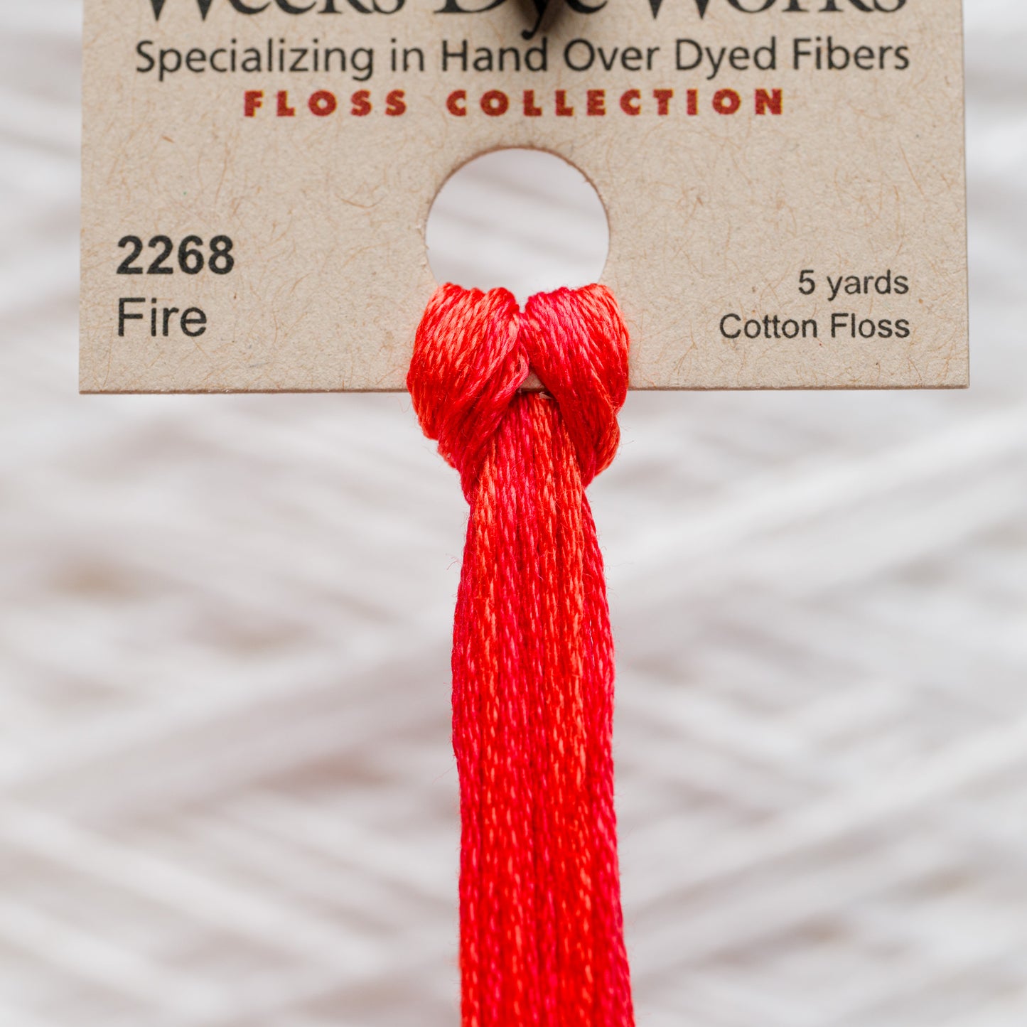 2268 Fire - Weeks Dye Works 6-Strand Floss