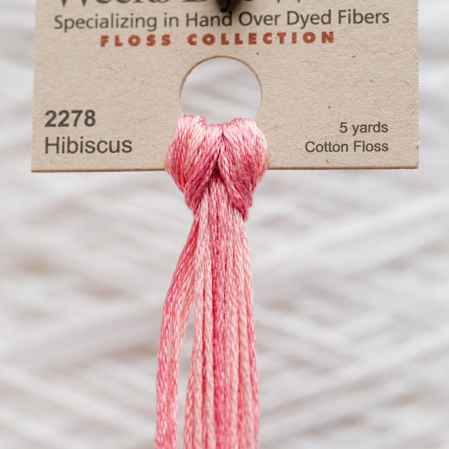 2278 Hibiscus - Weeks Dye Works 6-Strand Floss