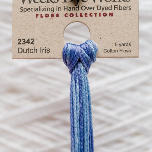 2342 Dutch Iris - Weeks Dye Works 6-Strand Floss