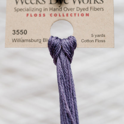 3550 Willamsburg Blue  - Weeks Dye Works 6-Strand Floss