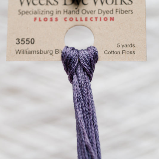 3550 Willamsburg Blue  - Weeks Dye Works 6-Strand Floss
