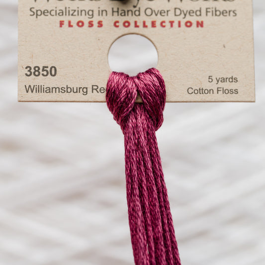 3850 Willamsburg Red  - Weeks Dye Works 6-Strand Floss