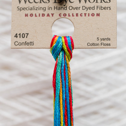 4107 Confetti - Weeks Dye Works 6-Strand Floss