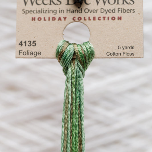 4135 Foliage - Weeks Dye Works 6-Strand Floss