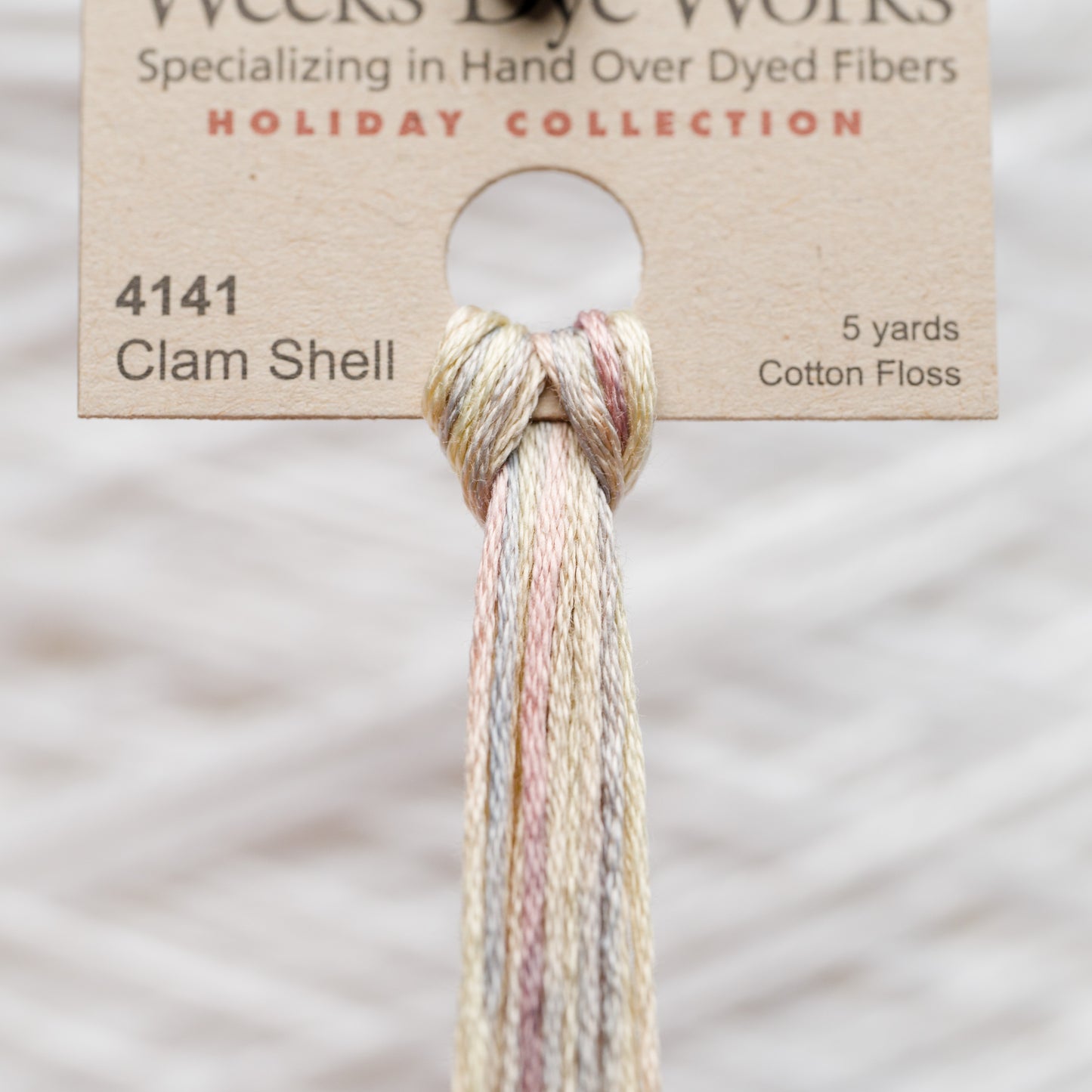 4141 Clam Shell - Weeks Dye Works 6-Strand Floss