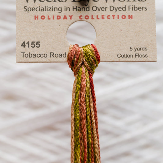4155 Tobacco Road - Weeks Dye Works 6-Strand Floss