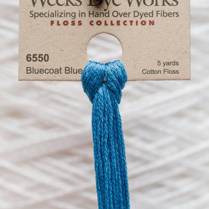 6550 Bluecoat Blue - Weeks Dye Works 6-Strand Floss