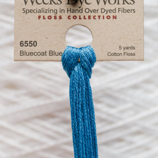 6550 Bluecoat Blue - Weeks Dye Works 6-Strand Floss