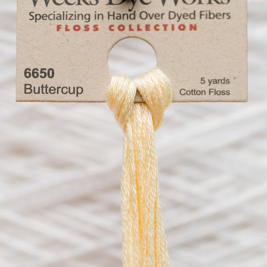 6650 Buttercup - Weeks Dye Works 6-Strand Floss