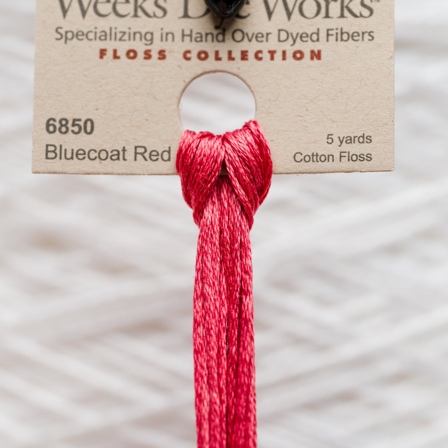 6850 Bluecoat Red - Weeks Dye Works 6-Strand Floss