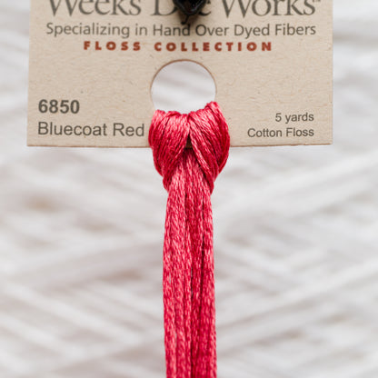 6850 Bluecoat Red - Weeks Dye Works 6-Strand Floss