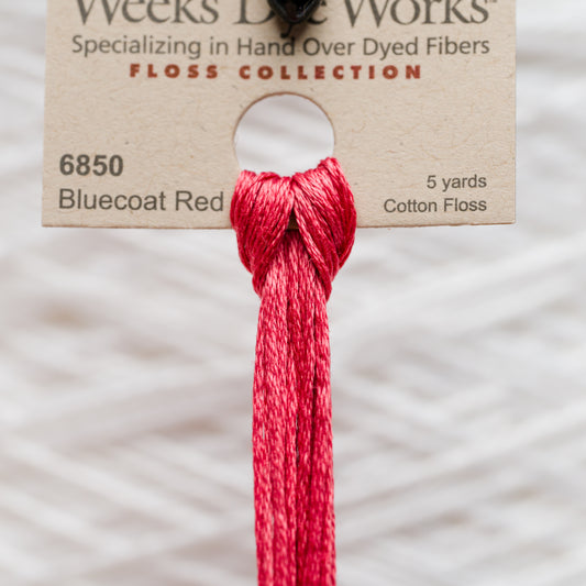 6850 Bluecoat Red - Weeks Dye Works 6-Strand Floss